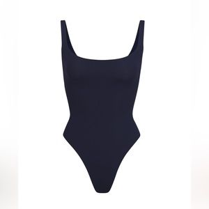 SKIMS Fits Everybody Square Neck Thong Bodysuit